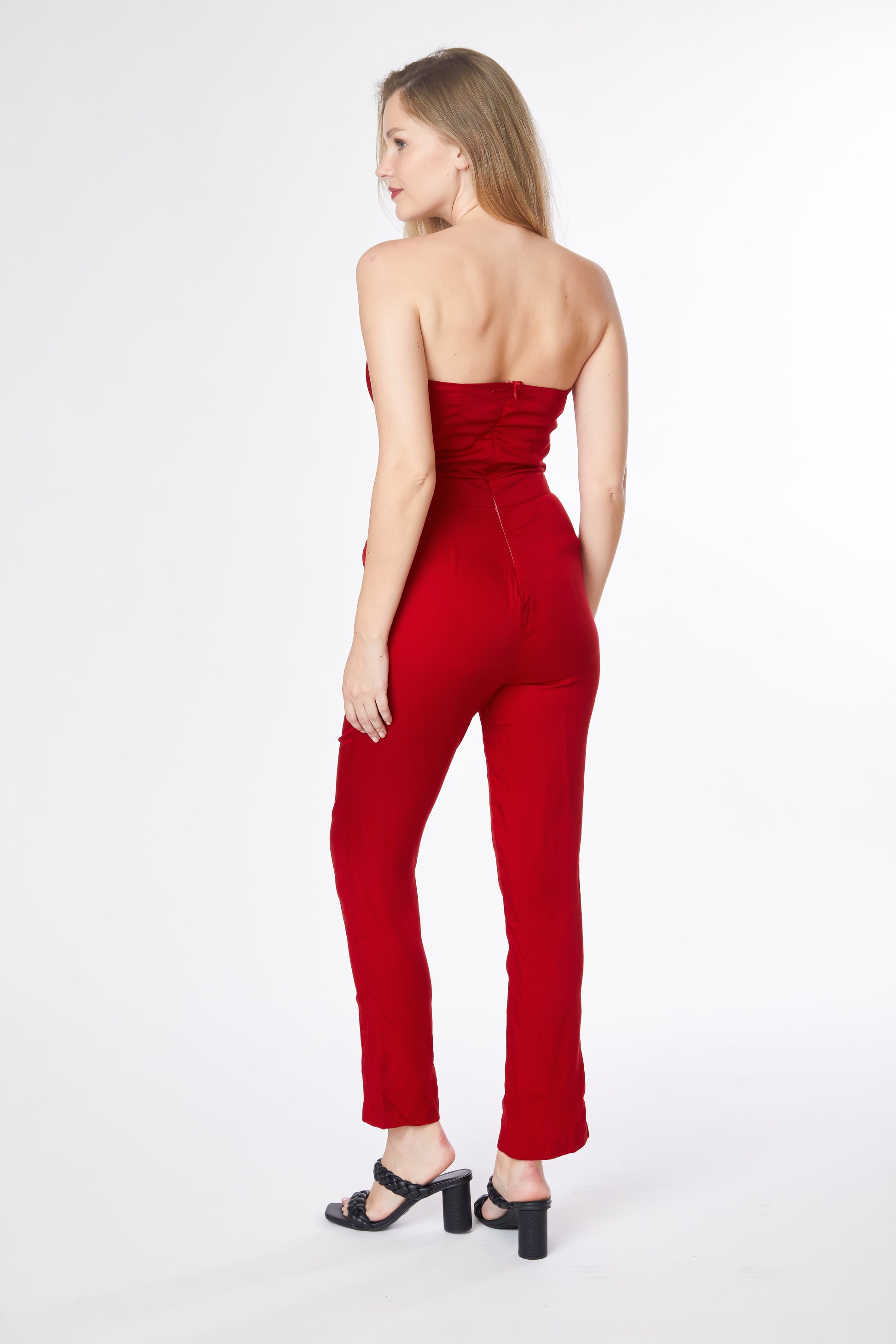 Sleeveless Sweetheart Jumpsuit-4