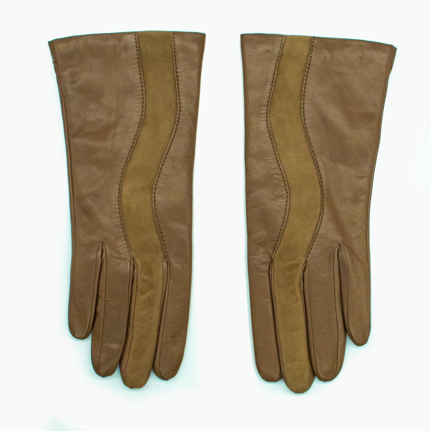 NAPPA LEATHER GLOVE WITH SUEDE INSERT-1