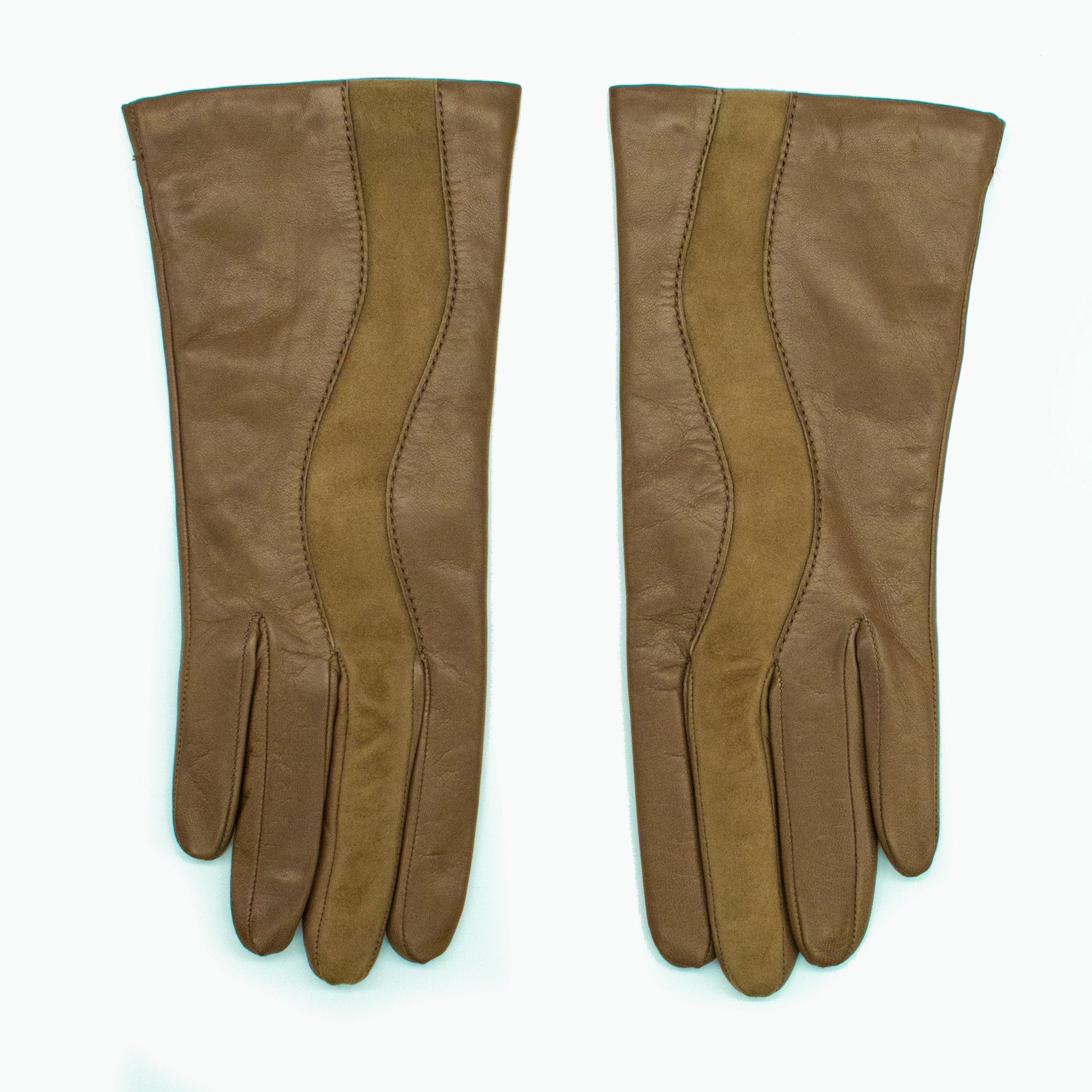 NAPPA LEATHER GLOVE WITH SUEDE INSERT-1