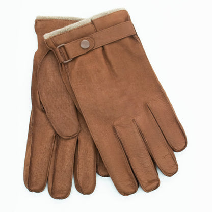 LEATHER GLOVES WITH BELT-2