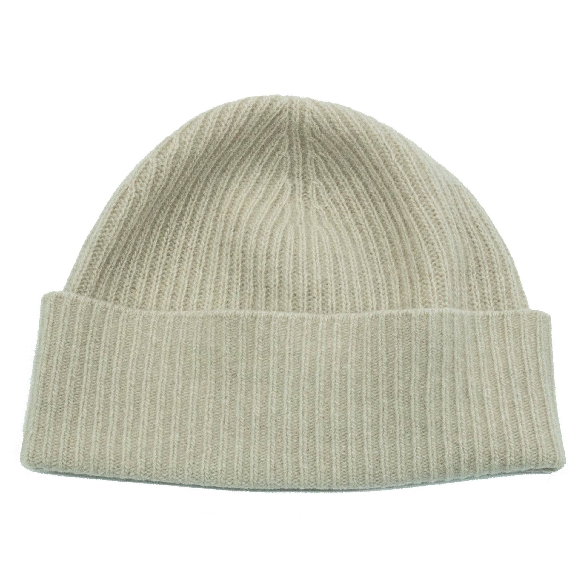 CASHMERE RIBBED BEANIE-3