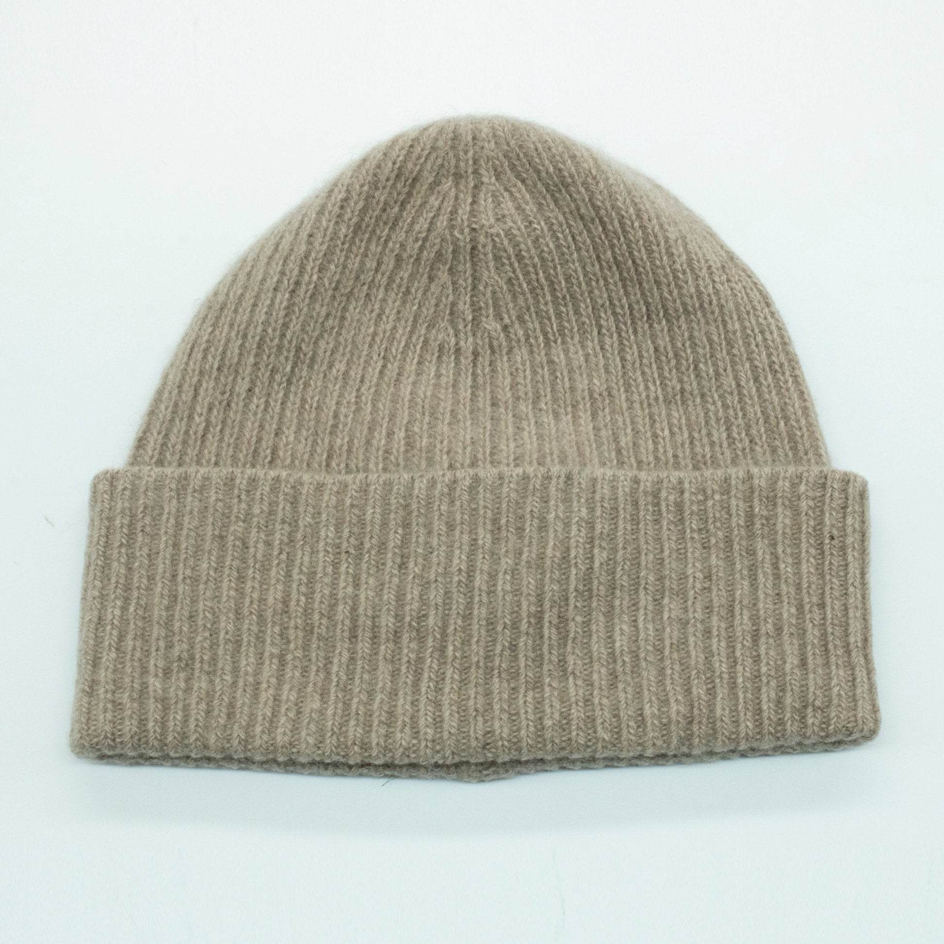 CASHMERE RIBBED BEANIE-6