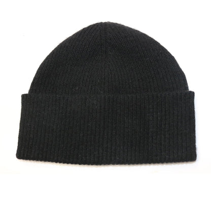 CASHMERE RIBBED BEANIE-1