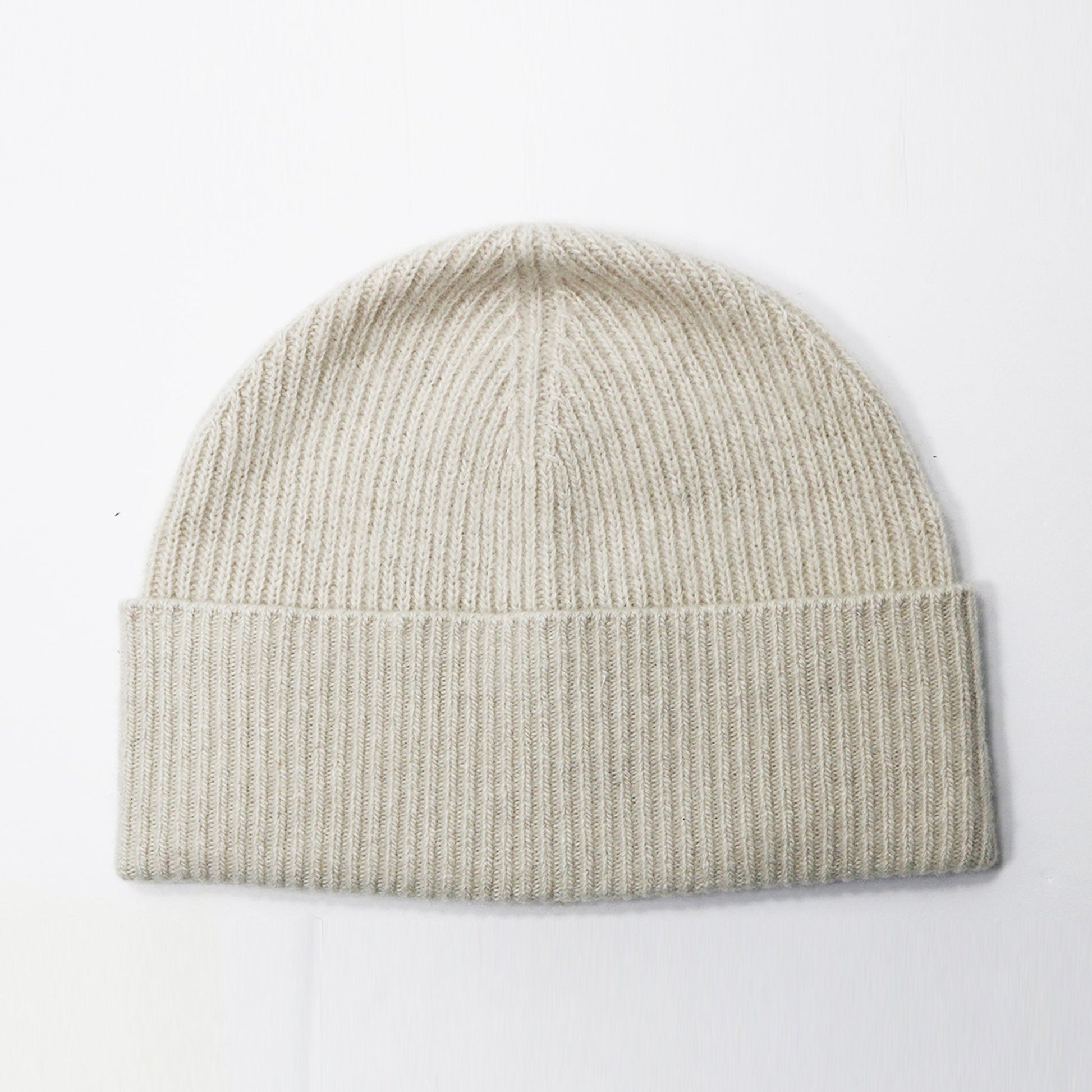 CASHMERE RIBBED BEANIE-8