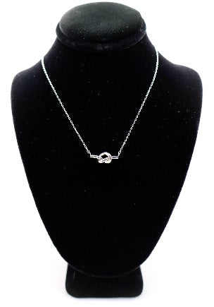 Eternal Knot Silver Necklace-2