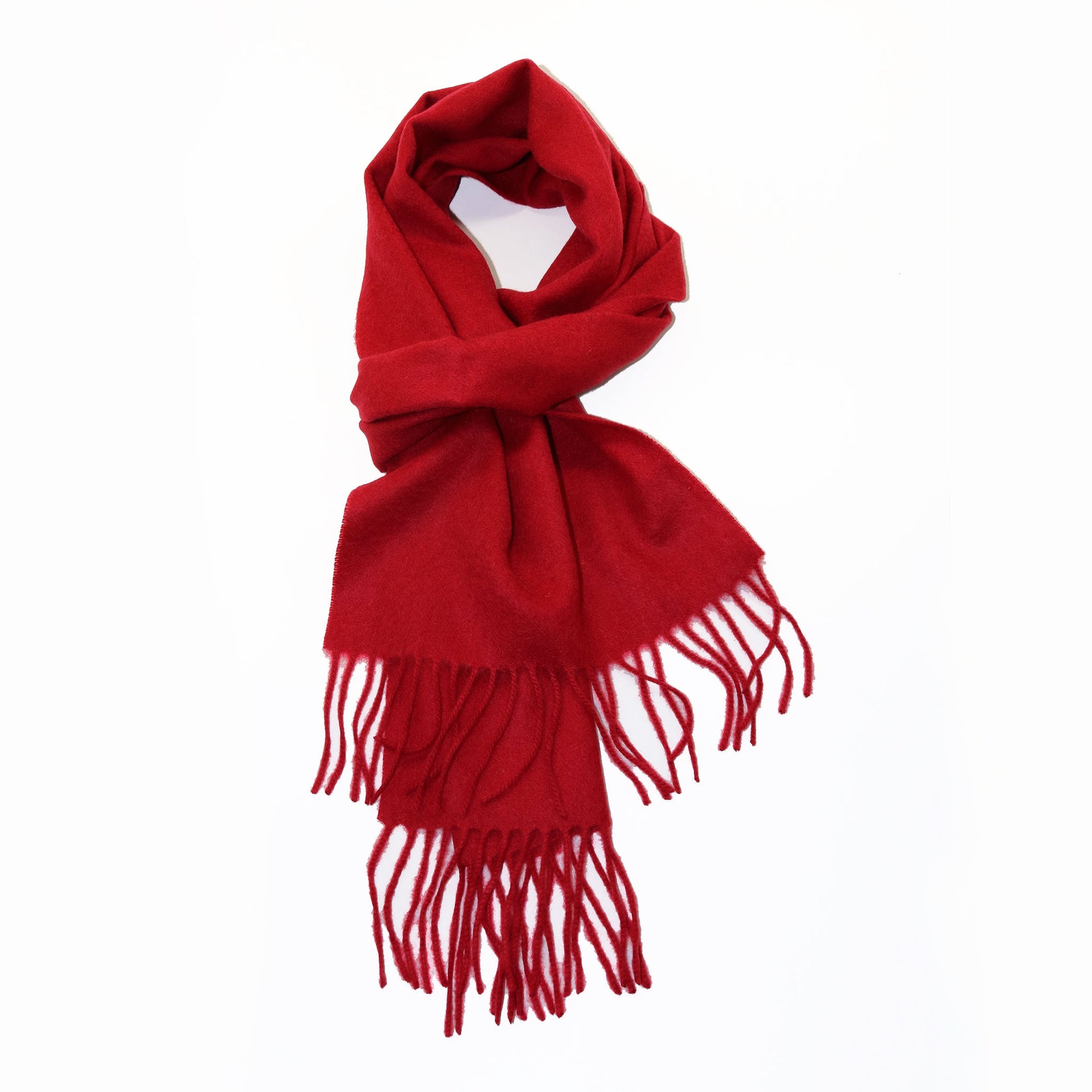 WOVEN SCARF WITH FRINGES-1