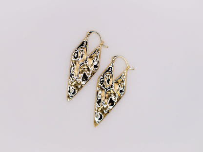 Gold Geometry Glam Earrings-2