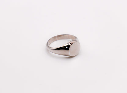 Italian Oval Silver Ring-3