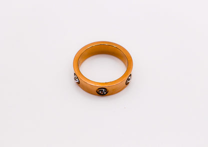 Radiant Rose Gold Gem Ring-2