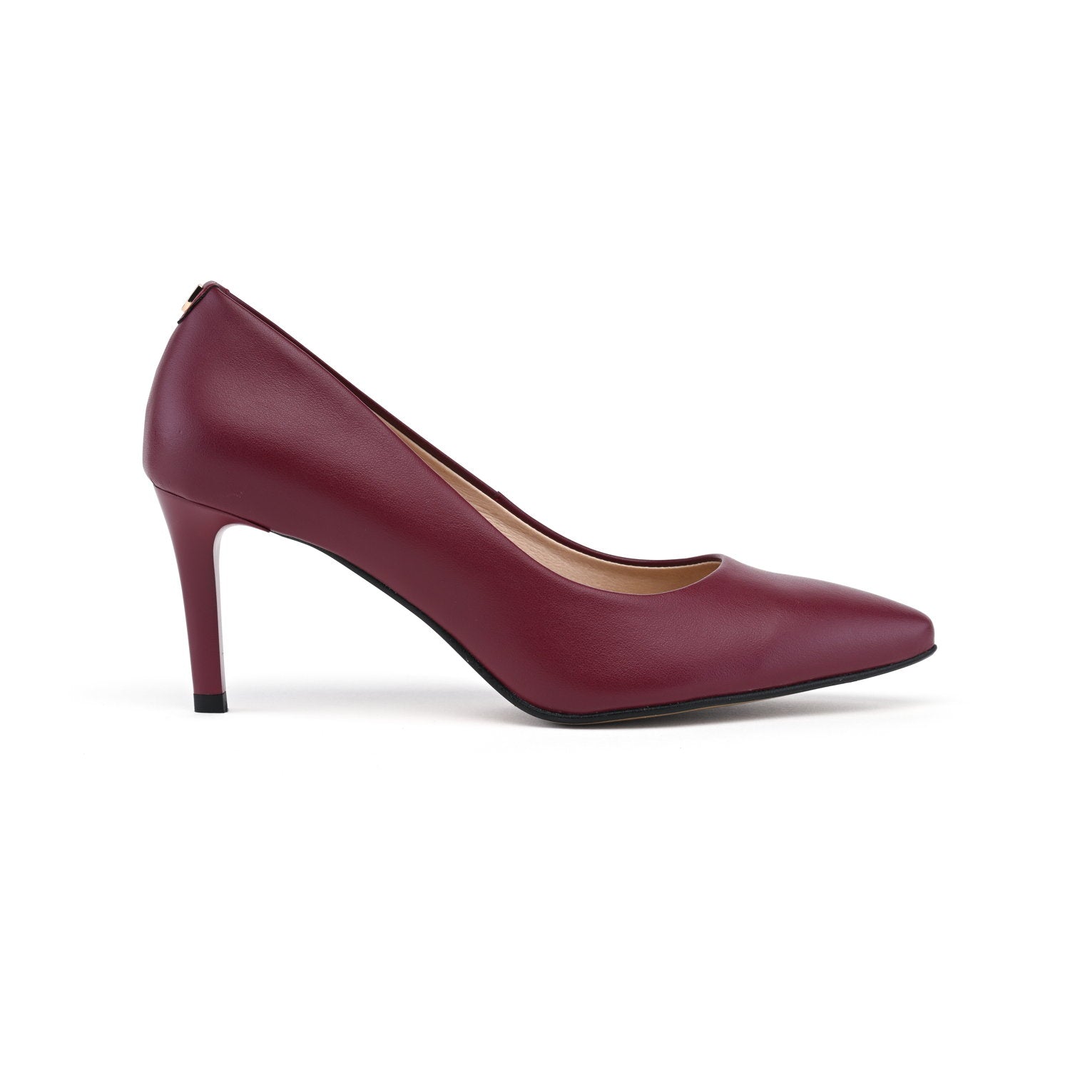 Burgundy Bliss - vegan 75mm heels-0