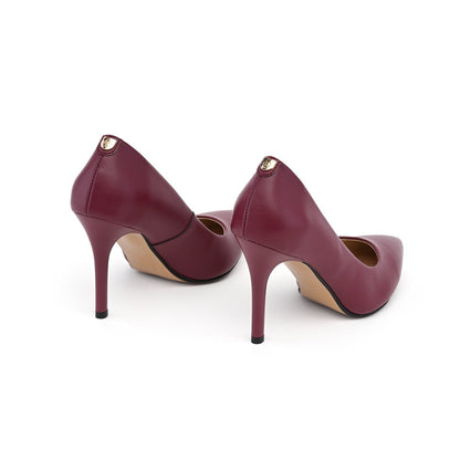 Burgundy Bliss - vegan 95mm heels-2