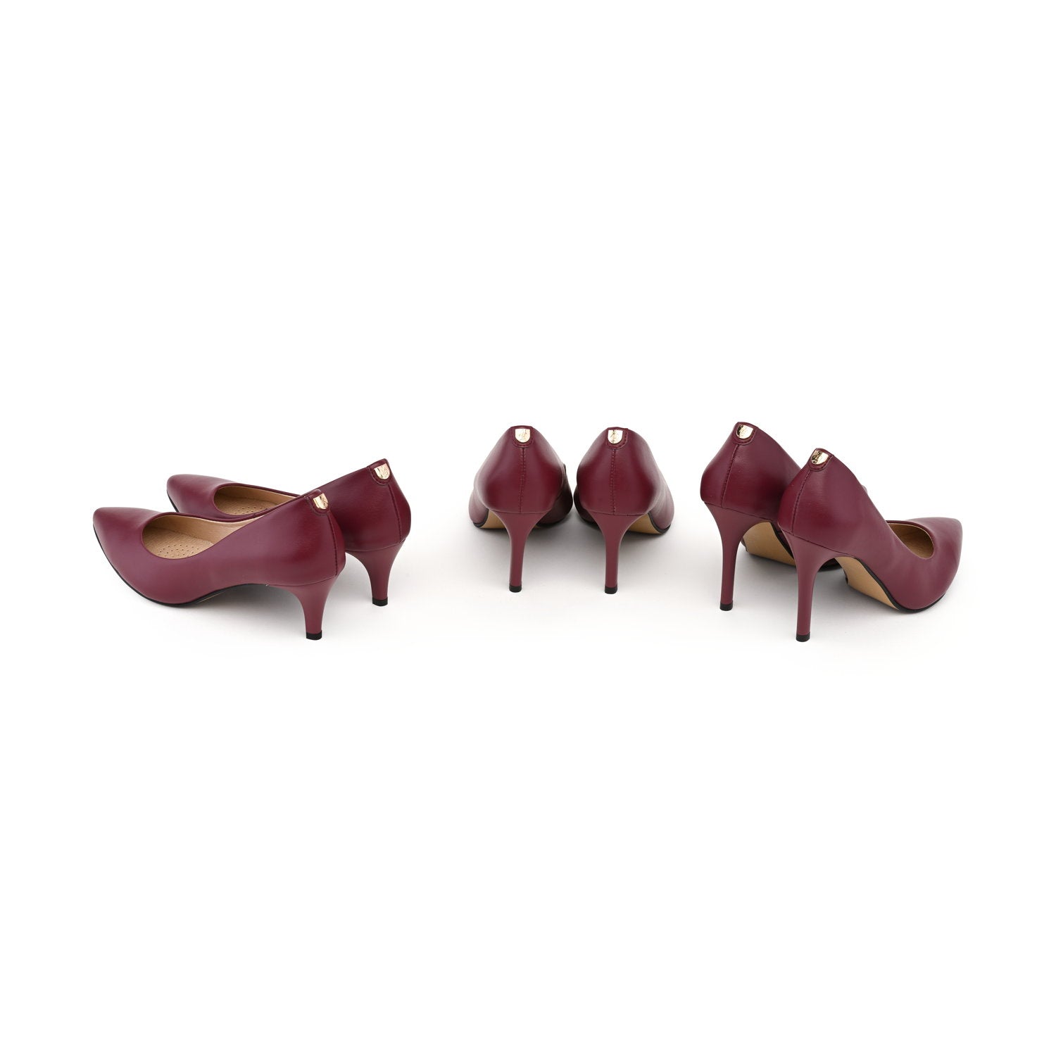 Burgundy Bliss - vegan 95mm heels-3