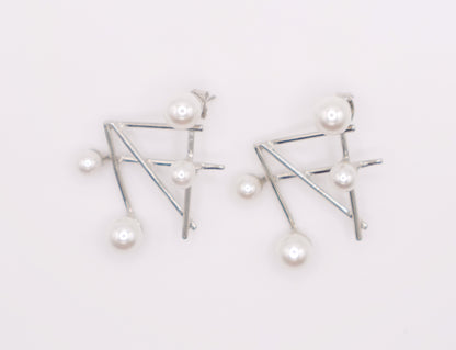 Pearlescent Futurista Earrings-3