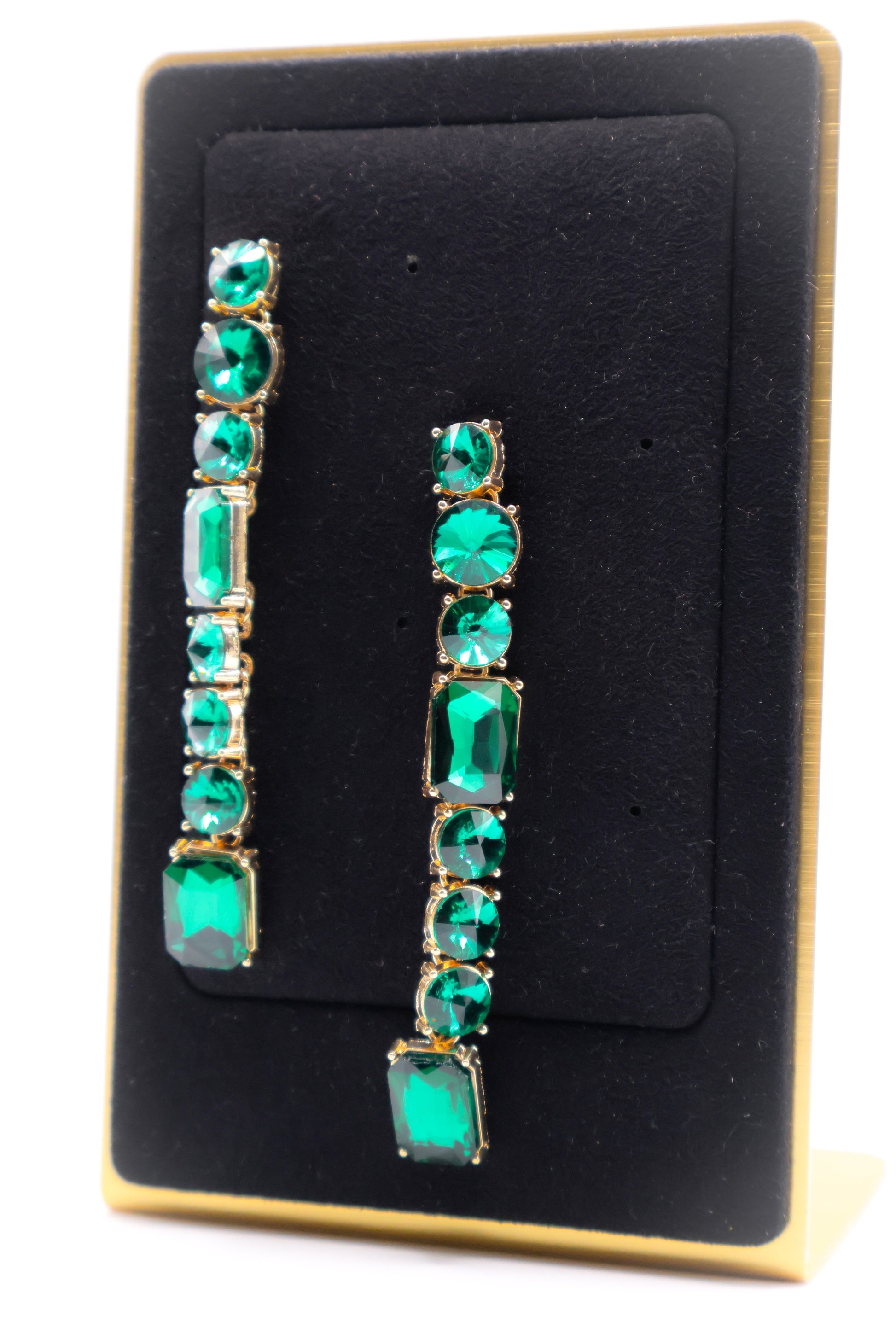 Emerald Cascade Earrings-4