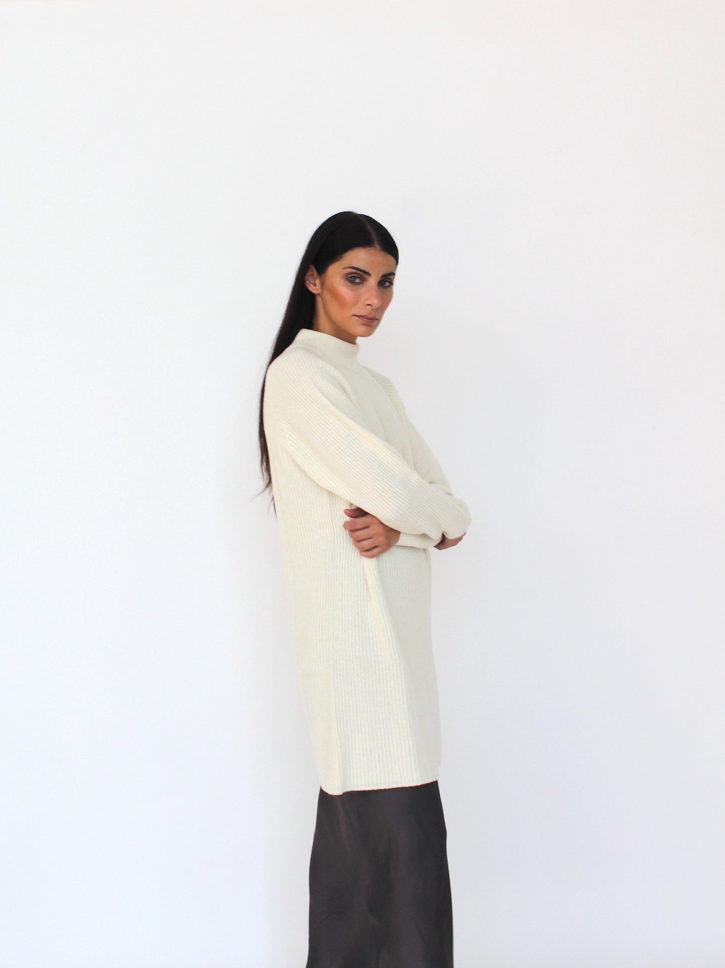 Vestito in maglia in misto Cashmere - Agnese-2