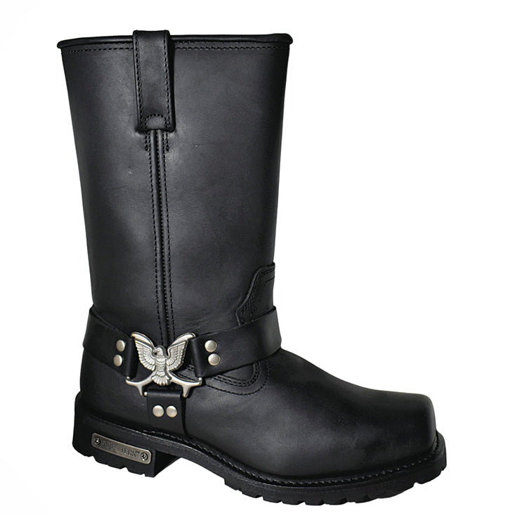 Men's 13" Side Zipper Boot Black-0