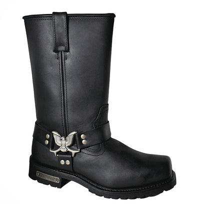 Men's 13" Side Zipper Boot Black-0