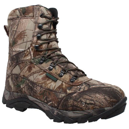 Men's 800G 10" Real Tree Tan Camo Waterproof Hunting Leather Boots-0