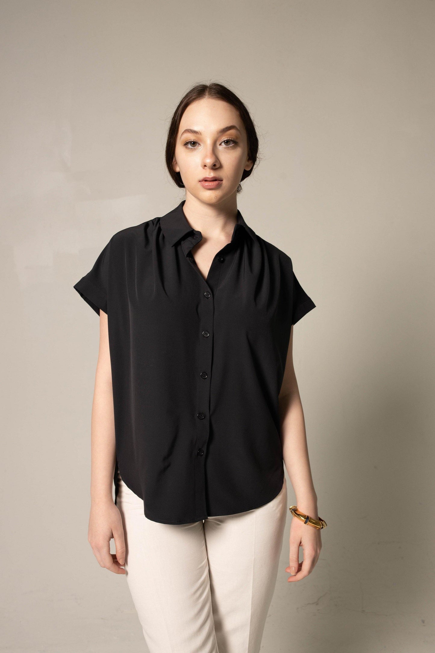 Classic Black Blouse-3