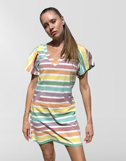 Paloma Rainbow Shift Dress-2