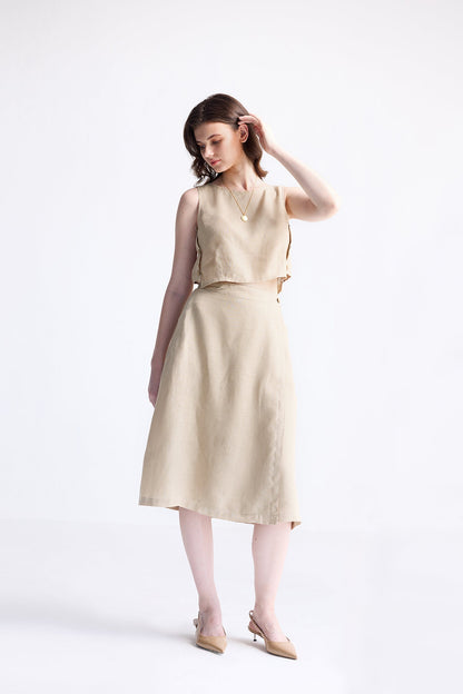 Breezy Summer Set in Neutral Beige-3