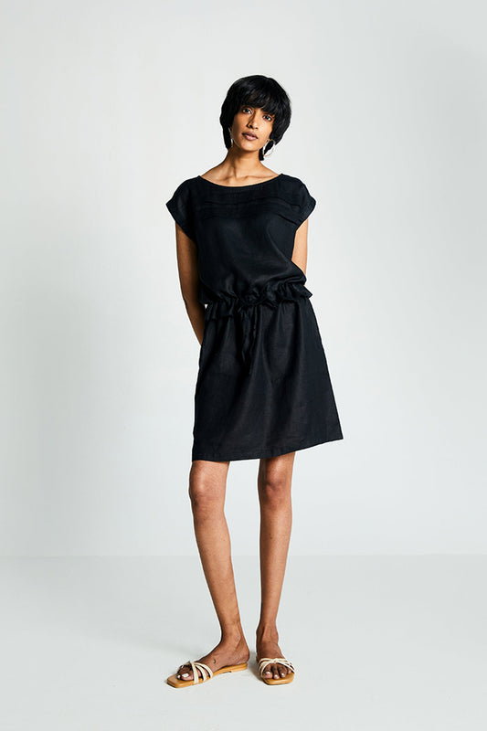 The let's do drinks dress in black-0