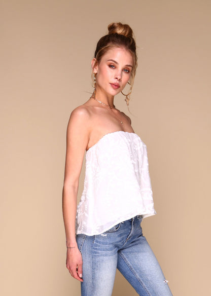 Blossom Top | White Embroidery-1