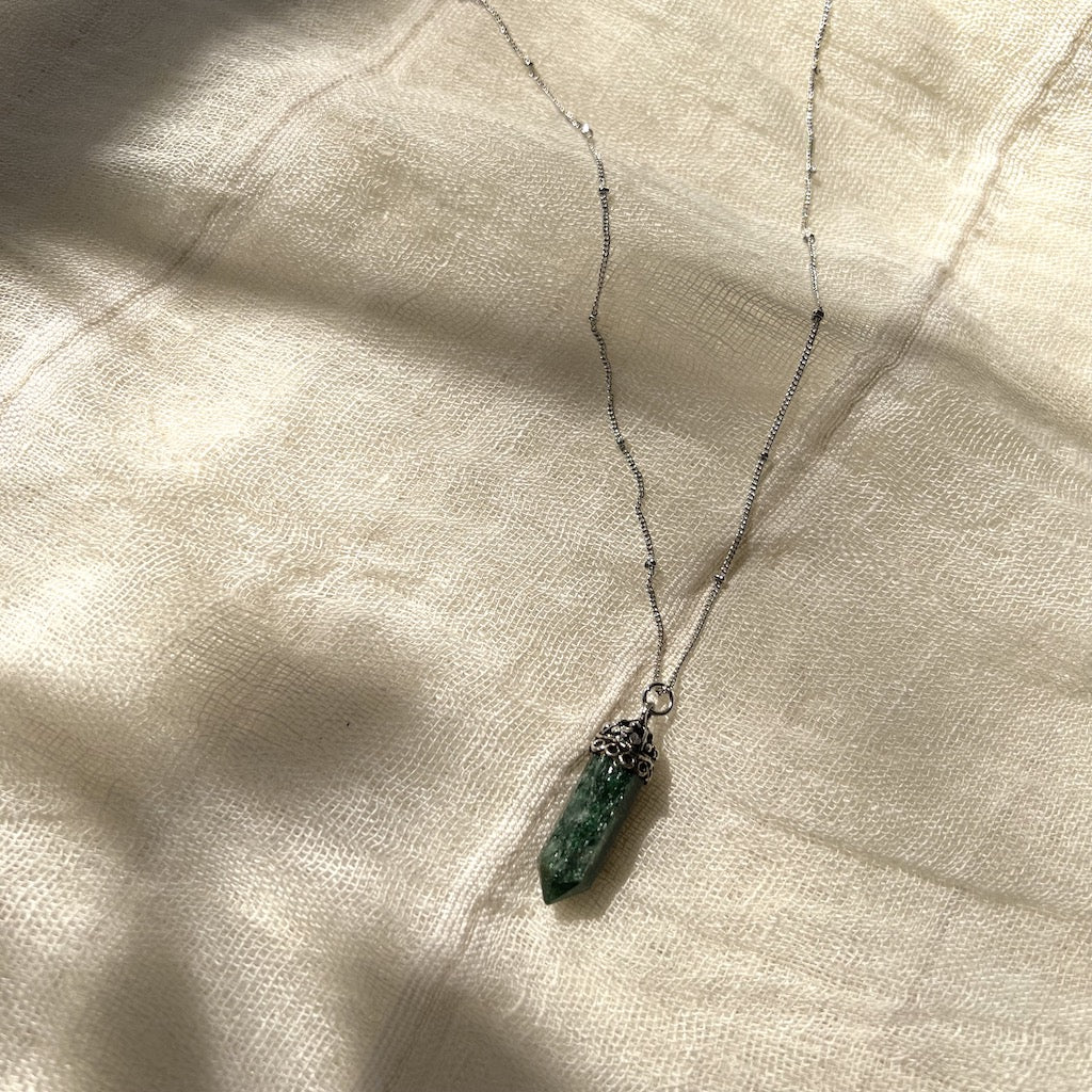 Aventurine Crystal Necklace-2