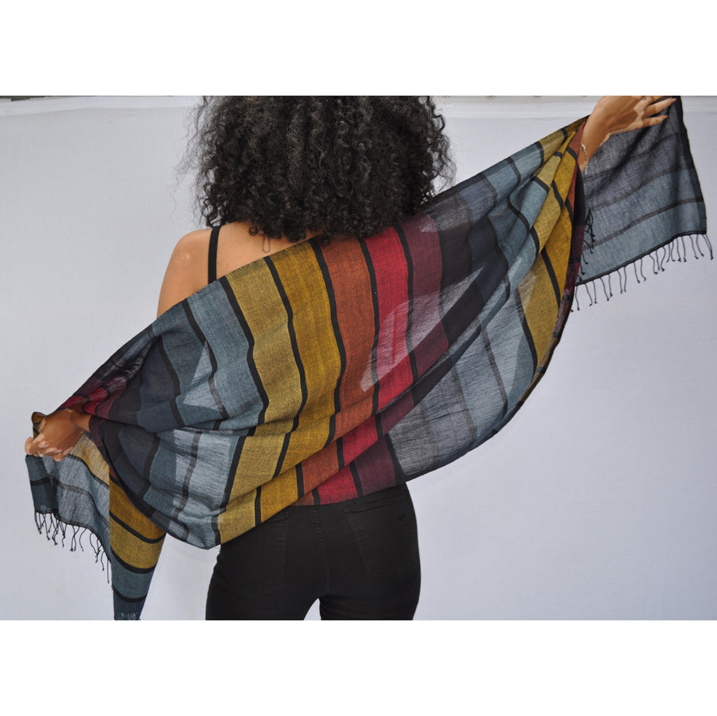 Rainbow Wrap Scarf-1