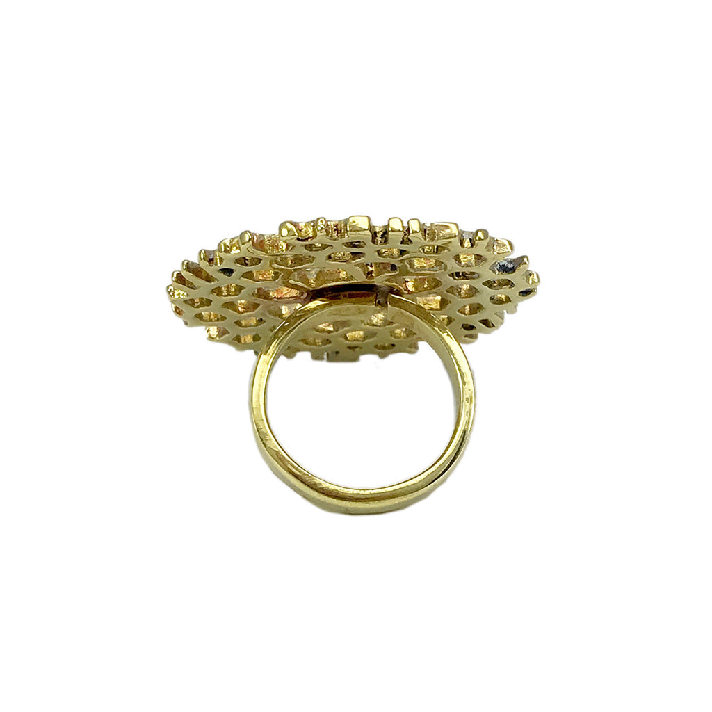 Bombshell Honeycomb Ring-2