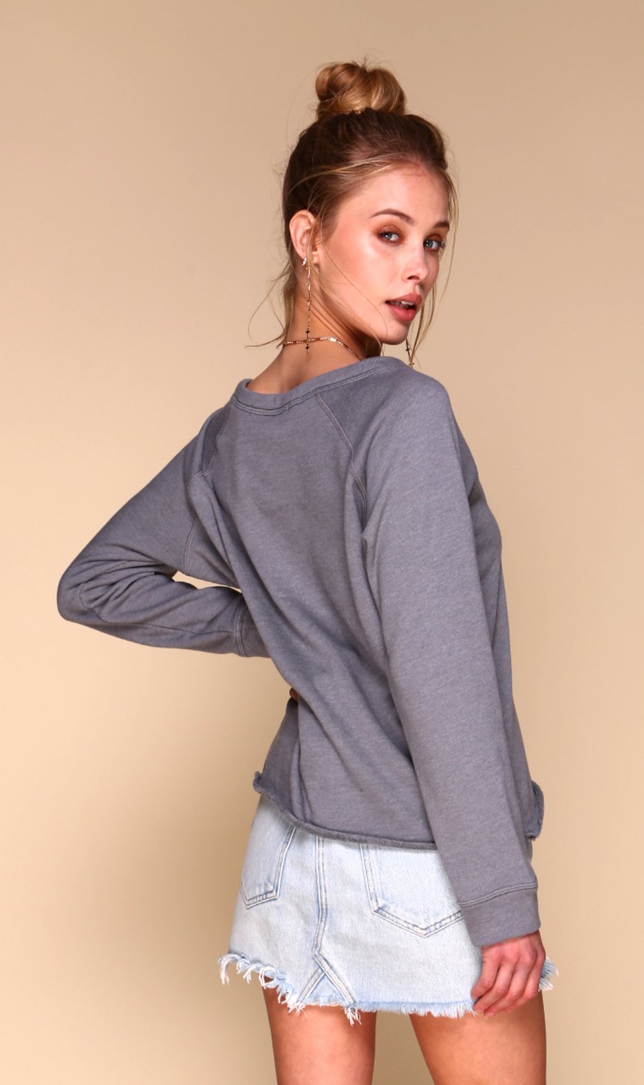 The Good Gets Better Free Spirit Sweatshirt | Grey-2